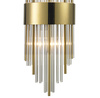 Lampa ścienna DRACO złota 60 cm