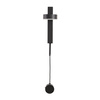 Lampa ścienna FIKO czarna 120 cm