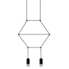 Lampa wisząca LINEA-2 czarna 35 cm