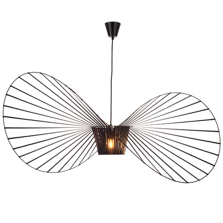 Lampa wisząca kapelusz SOMBRERO czarna 140 cm
