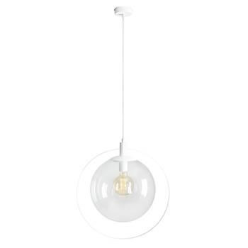 LAMPA WISZĄCA AURA WHITE TRANSPARENT