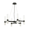 Lampa wisząca CANDELA-6 czarna 70 cm