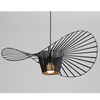 Lampa wisząca kapelusz SOMBRERO czarna 140 cm