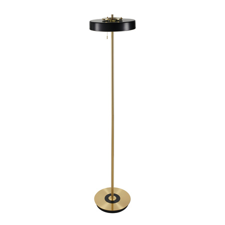 Lampa podłogowa ARTDECO czarno - złota 162 cm