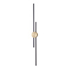 Lampa ścienna CENTRO czarna 122 cm