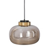 Lampa wisząca BOOM LED bursztynowo złota 35 cm