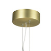 Lampa wisząca ACIRCULO led złota 50 cm