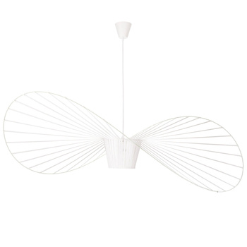Lampa wisząca kapelusz SOMBRERO biała 200 cm