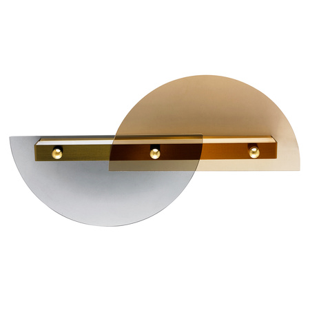 Lampa ścienna ARCO LED złota 50 cm
