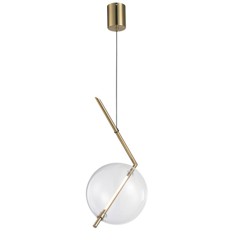 Lampa wisząca AMORE - 1 LED złota 24 cm