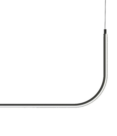 Lampa wisząca MINIMA-2 led czarna 120 cm