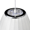 Lampa wisząca SILK BARREL biała 60 cm