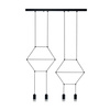 Lampa wisząca LINEA-4 LONG czarna 70 cm