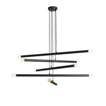LAMPA WISZĄCA TUBO 10 BLACK