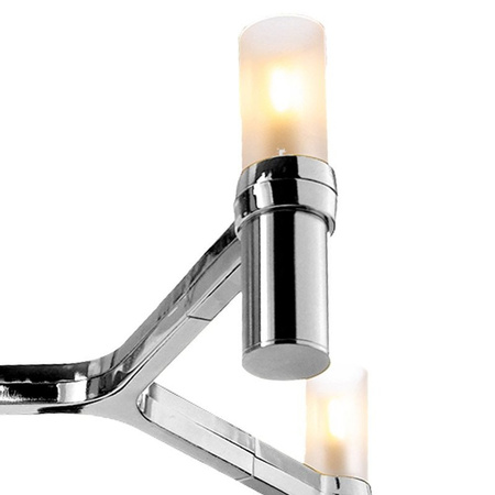 Lampa wisząca CANDLES-10 chrom 165 cm