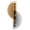Lampa ścienna ARCO LED złota 50 cm