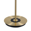 Lampa podłogowa ARTDECO czarno - złota 162 cm