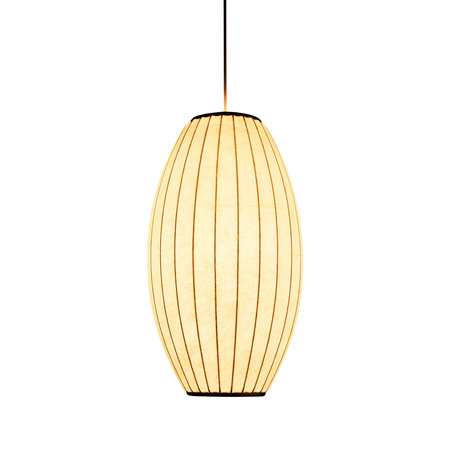 Lampa wisząca SILK BARREL biała 50 cm