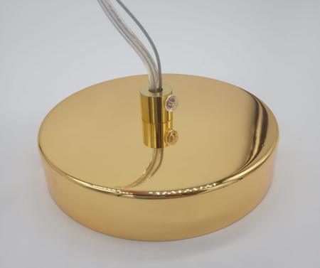 Lampa wisząca CANDLES-10 złota 165 cm