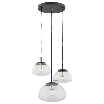 TRINI 1492 lampa wisząca 3 pł. na okrągłej podsufitce