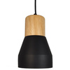 Lampa wisząca CONCRETE czarny beton 12 cm