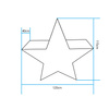 Lampa ogrodowa dekoracyjna gwiazda STAR XL LED RGBW 16 kolorów 120 cm