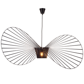 Lampa wisząca kapelusz SOMBRERO czarna 140 cm