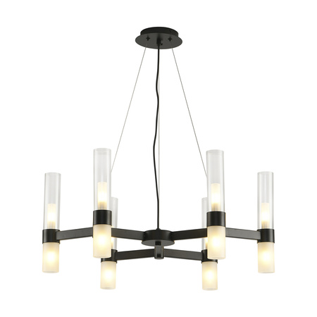 Lampa wisząca CANDELA-6 czarna 70 cm