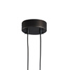 Lampa wisząca AMICI led czarno złota 27 cm