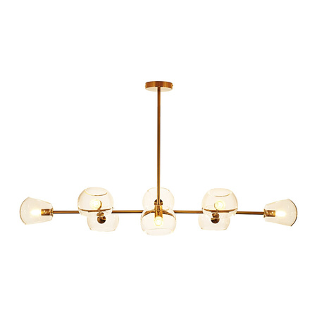 Lampa wisząca COSMIC-8 złota 85 cm
