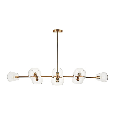 Lampa wisząca COSMIC-8 złota 85 cm