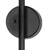 Lampa ścienna CRANE-2W czarna 175 cm