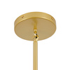 Lampa wisząca MODERN ORCHID-9 złoto szara 150 cm