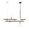Lampa wisząca MODERNO DUO czarna 100 cm