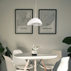 Lampa wisząca STONE biała 30 cm