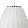 Lampa wisząca SILK BARREL biała 60 cm