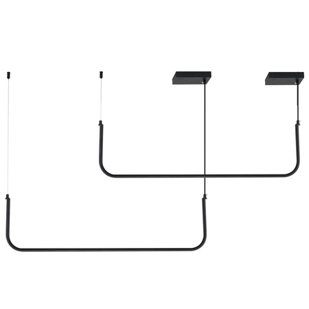 Lampa wisząca MINIMA-2 led czarna 120 cm