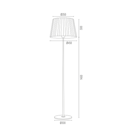 ASTI 3848 lampa podłogowa 1 pł