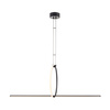 Lampa wisząca FORMA LED czarna 110 cm