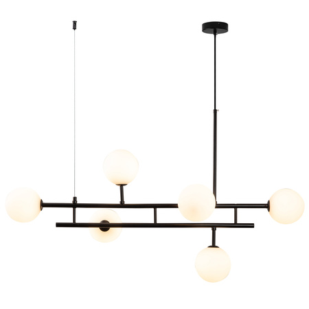 Lampa wisząca MODERNO DUO czarna 100 cm
