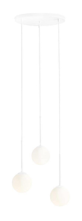 LAMPA WISZĄCA BOSSO 3 RING WHITE