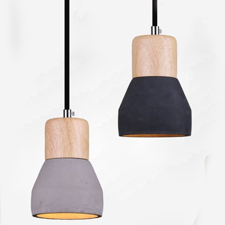 Lampa wisząca CONCRETE szary beton 12 cm