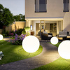 Lampa ogrodowa kula BALL S biała 35 cm