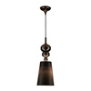 Lampa wisząca QUEEN-1 czarna 18 cm