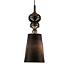 Lampa wisząca QUEEN-1 czarna 18 cm
