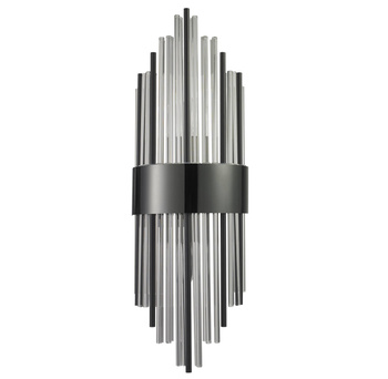 Lampa ścienna DRACO czarna 60 cm