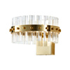 Lampa ścienna AURA złota 18 cm