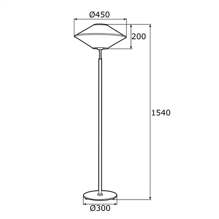 TROY 4283 lampa podłogowa 1 pł.
