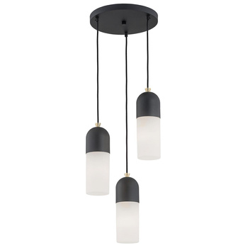 BURGOS 1467 lampa wisząca 3 pł. okrągła podsufitka