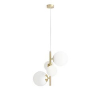 LAMPA WISZĄCA BLOOM 4 BRASS
